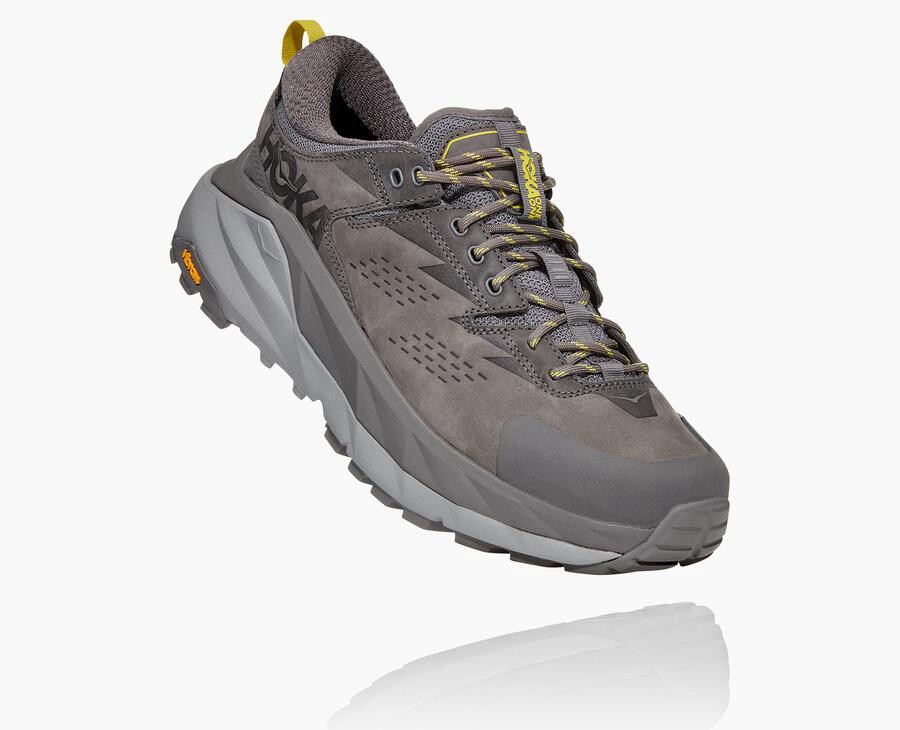 Zapatillas Trail Hoka One One Hombre - Kaha Bajas Gore-Tex - Gris - JRT561378